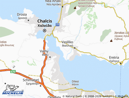 MICHELIN Agios Nikolaos map - ViaMichelin