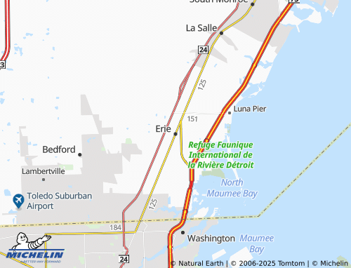 MICHELIN Erie map - ViaMichelin