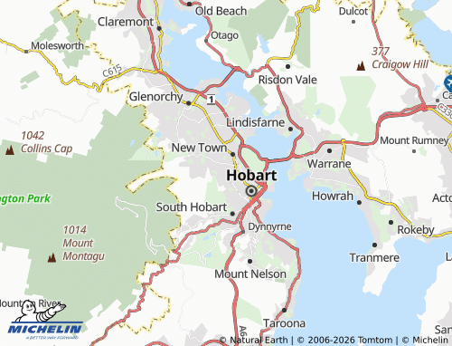 MICHELIN Mount Stuart map - ViaMichelin