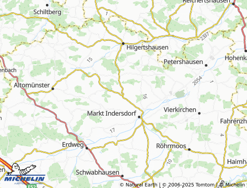 MICHELIN-Landkarte Langenpettenbach - ViaMichelin