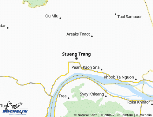 Mapa MICHELIN Stueng Trang - ViaMichelin