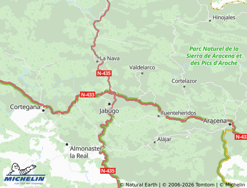 MICHELIN Galaroza map - ViaMichelin