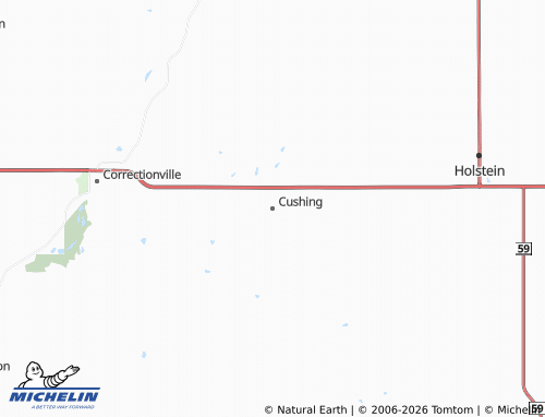 Mappa MICHELIN Cushing - ViaMichelin