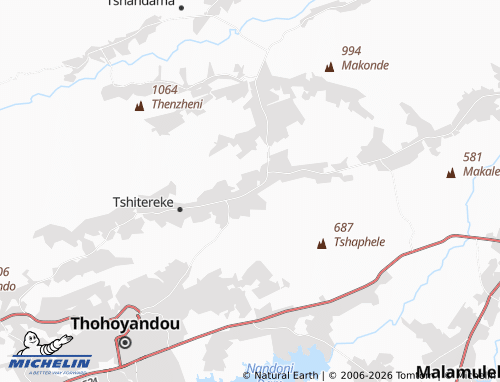 MICHELIN-Landkarte Tshidimbini - ViaMichelin
