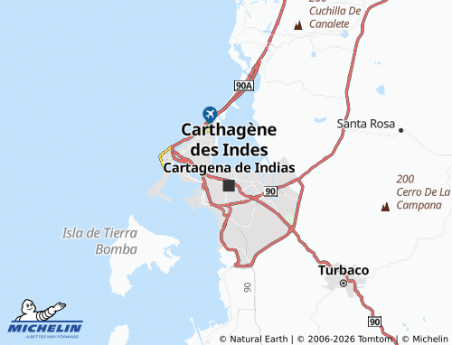 MICHELIN República del Libano map - ViaMichelin