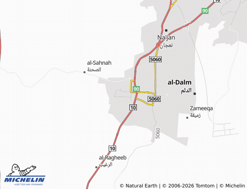 Carte MICHELIN al-Aizdihar - ViaMichelin