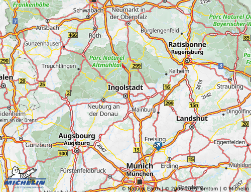 Mappa MICHELIN Ingolstadt - ViaMichelin