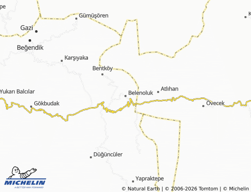 Mappa MICHELIN Belenoluk - ViaMichelin