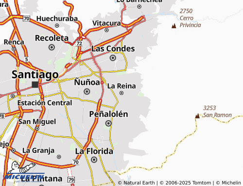 MICHELIN La Reina map - ViaMichelin