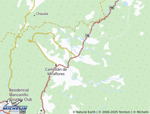 MICHELIN Lajas y Tepehuajes map - ViaMichelin