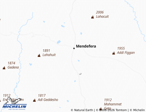 MICHELIN Adi Ugri map - ViaMichelin