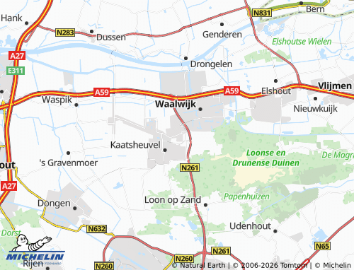 MICHELIN Sprang Capelle Map ViaMichelin MICHELIN Sprang Capelle Map ViaMichelin