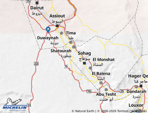 Mappa MICHELIN Juhaynah - ViaMichelin