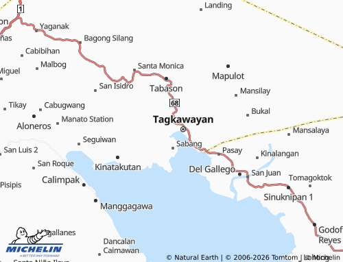 MICHELIN Magsaysay map - ViaMichelin