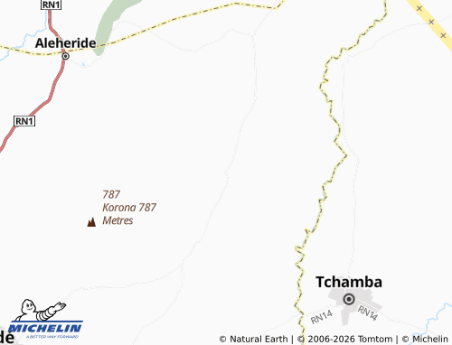 MICHELIN Agoulou map - ViaMichelin