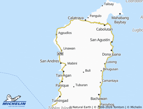 Mappa MICHELIN Juncarlo - ViaMichelin