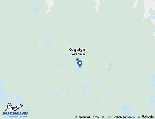 MICHELIN-Landkarte Kogalym - ViaMichelin