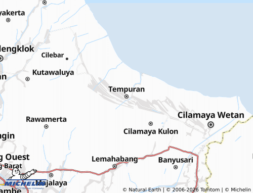 MICHELIN Tempuran map - ViaMichelin