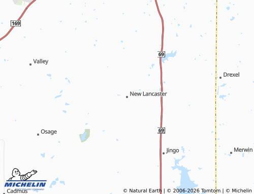 Mappa MICHELIN New Lancaster - ViaMichelin