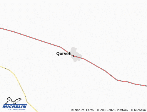 Mappa MICHELIN Qorveh - ViaMichelin