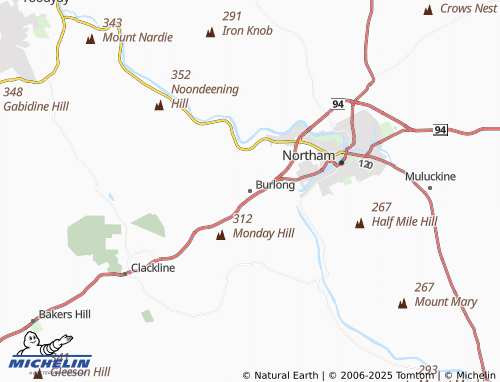 MICHELIN Burlong map - ViaMichelin