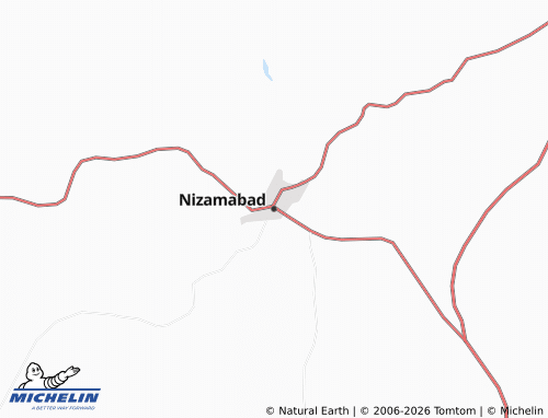 MICHELIN-Landkarte Nizamabad - ViaMichelin