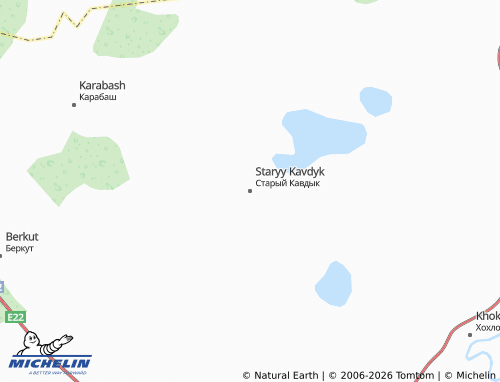 MICHELIN-Landkarte Staryy Kavdyk - ViaMichelin