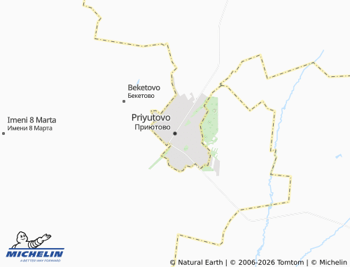 MICHELIN-Landkarte Priyutovo - ViaMichelin
