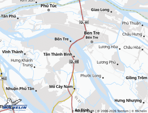 Mapa MICHELIN Tân Thành Bình - ViaMichelin