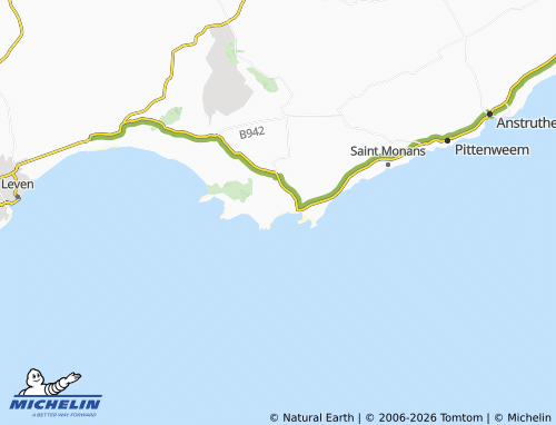 Carte MICHELIN Earlsferry - ViaMichelin