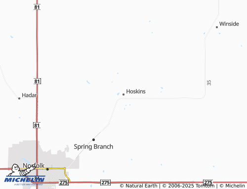 MICHELIN Hoskins map - ViaMichelin