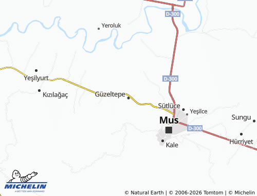MICHELIN-Landkarte Güzeltepe - ViaMichelin