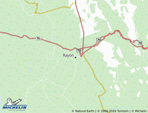 MICHELIN De Guadalupe map - ViaMichelin