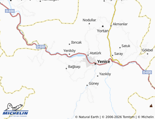 MICHELIN Özal map - ViaMichelin