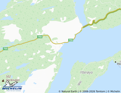 Mapa MICHELIN Mosvik - ViaMichelin
