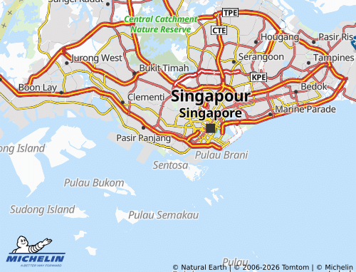 MICHELIN-Landkarte Bukit Merah - ViaMichelin