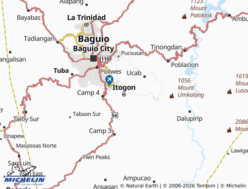 Mappa MICHELIN Itogon - ViaMichelin