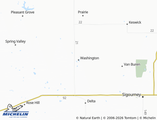 Carte MICHELIN Washington - ViaMichelin
