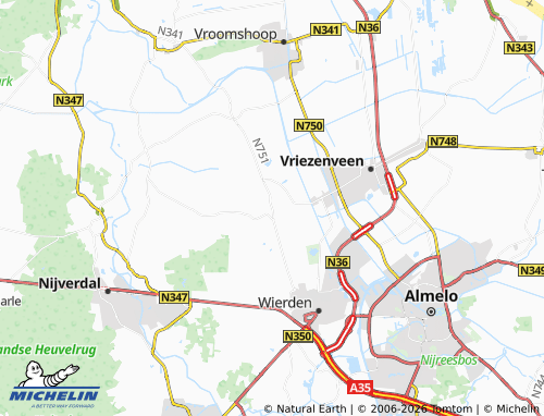 MICHELIN Hoge Hexel map - ViaMichelin