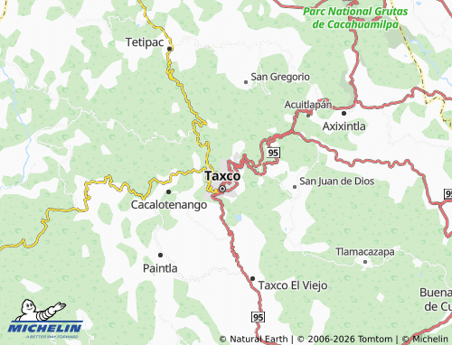 MICHELIN De Sierra Alta map - ViaMichelin