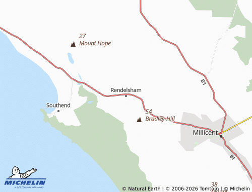 Mapa MICHELIN Rendelsham - ViaMichelin