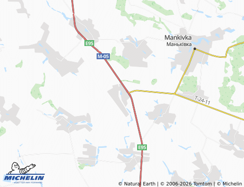 MICHELIN Podibna map - ViaMichelin