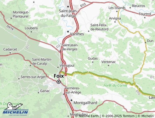 MICHELIN-Landkarte Villeneuve-du-Bosc - ViaMichelin