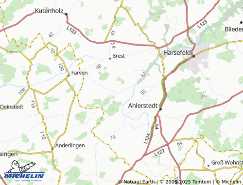 MICHELIN-Landkarte Wohlerst - ViaMichelin