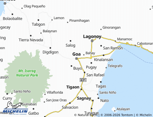 MICHELIN Goa map - ViaMichelin