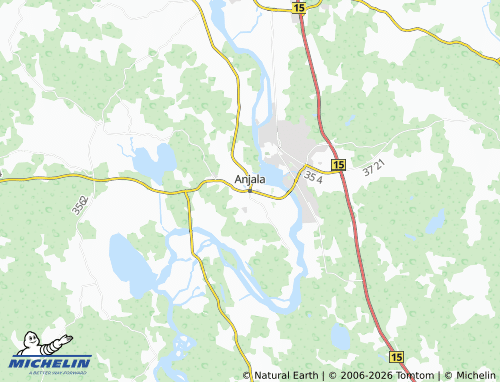 MICHELIN-Landkarte Anjala - ViaMichelin