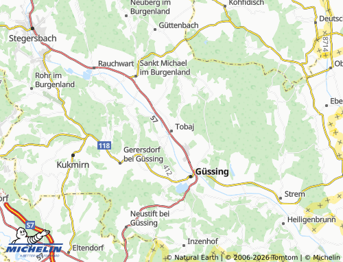 MICHELIN Tobaj map - ViaMichelin