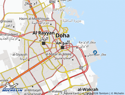 Carte MICHELIN Doha - ViaMichelin