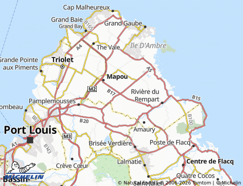 Mapa MICHELIN Piton - ViaMichelin