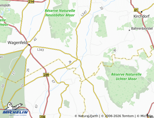 MICHELIN Ströhen map - ViaMichelin